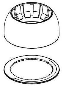 Delta RP101646RB Bonnet Cap and Indicator Ring