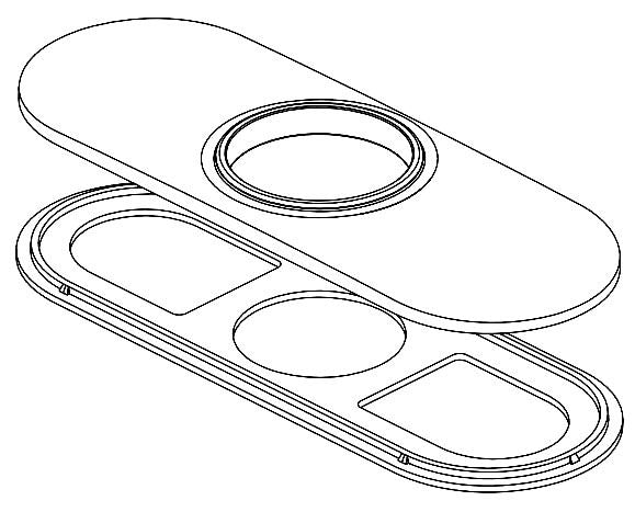 Delta Dorval RP101652SS Escutcheon
