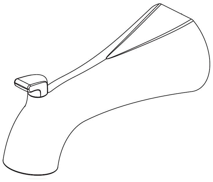 Delta Arvo RP101696BL Tub Spout