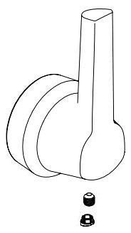 Delta Galeon RP101739BL 14S Shower Handle, Screw And Button