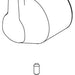 Delta Galeon RP101747BL Int Divert Handle, Button And Set Screw