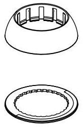 Delta Galeon RP101761CZPR Bonnet Cap, Nut And Indicator