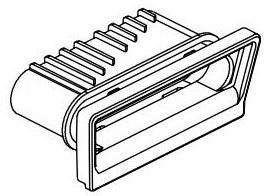 Brizo Frank Lloyd Wright RP101802PN Stream Straightener