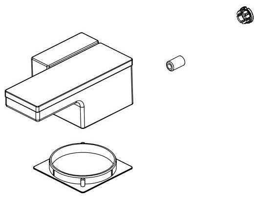 Brizo Frank Lloyd Wright RP101803SL 1H Wall Mount Lavatory Handle Kit