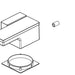 Brizo Frank Lloyd Wright RP101803SL 1H Wall Mount Lavatory Handle Kit