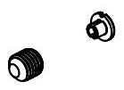 Brizo Frank Lloyd Wright RP101834SL Set Screw and Cover