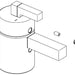 Brizo Frank Lloyd Wright RP101838SL Lever Handle Kit