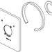 Delta Modern RP101848SS Escutcheon