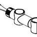 Delta Universal Showering Components RP101921PNPR Slide Mechanism and Hand Shower Mount