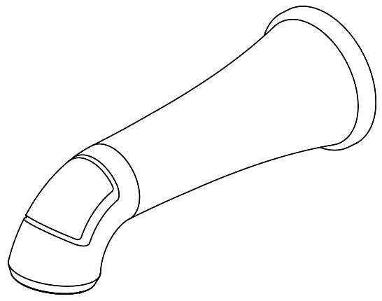 Delta Greydon RP101961BL Diverter Tub Spout