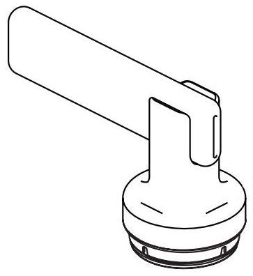 Brizo Allaria RP101988PC Handle Kit-Lever - Free Standing Tub Filler