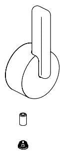 Brizo Allaria RP101996GLCL Handle Asm
