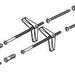 Brizo Allaria RP102035PC Mounting Base and Hardware