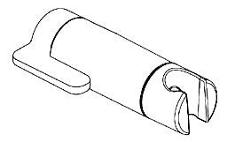 Brizo Allaria RP102036GL Slide Bar Handshower Holder