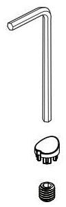 Brizo Allaria RP102055PC Set Screw and Button Cover