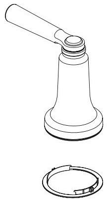 Delta Saylor RP102133SS Handle - Hot Centerset
