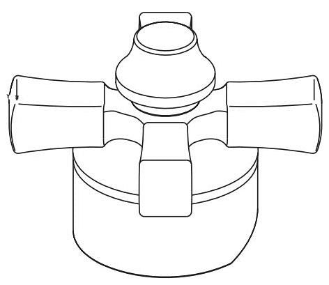Delta Dorval RP102152SS Cross handle kit