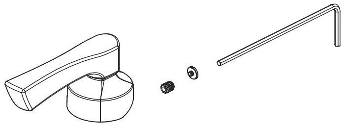 Delta Arcadia RP102169BL Single Metal Lever Handle Kit