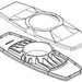 Delta Arcadia RP102172SP Single Lever Escutcheon & Baseplate