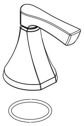 Delta Arcadia RP102175CZ Two Metal Lever Handle Kit