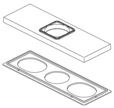 Delta Velum RP102192CZ Escutcheon and Gasket