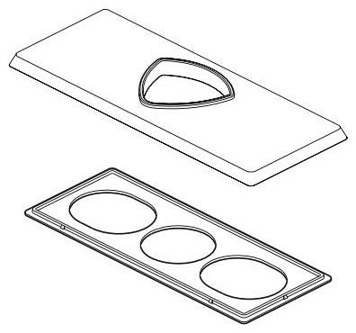 Delta Zura RP102199PN Escutcheon and Gasket
