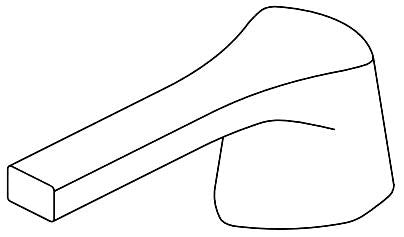 Delta Zura RP102201CS Handle Kit