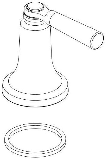 Delta Saylor RP102205SS Handle Kit - Roman Tub