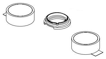 Delta Stryke RP102229SSPR Escutcheon, Base & Gasket