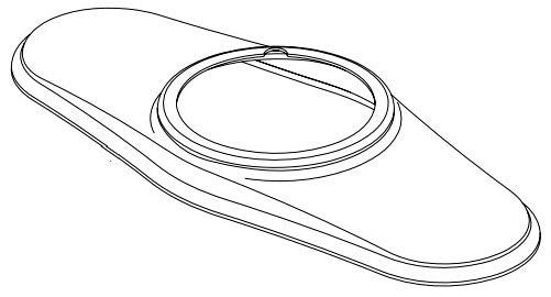 Delta Cassidy RP102236CZ Escutcheon & Gasket