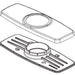 Delta Geist RP102244PC Single Handle Escutcheon with Baseplate