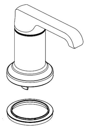 Delta Tetra RP103274CZPR Handle Kit & Glide Rings