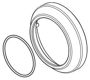 Delta Tetra RP103280PCPR Escutcheon & Gasket