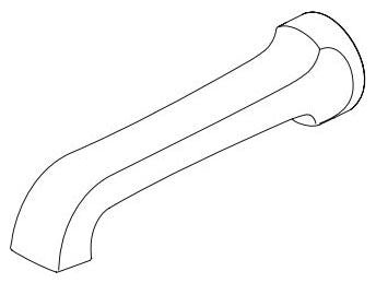 Delta Tetra RP103283PCPR Spout Assembly