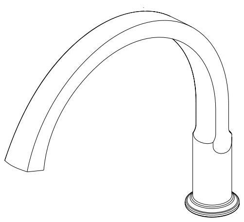 Delta Tetra RP103290BL Spout Assembly