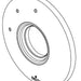 Delta Tetra RP103297CZPR 3 Function Escutcheon