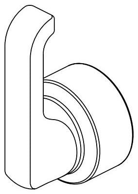 Delta Tetra RP103298CZPR Handle, Set Screw & Button