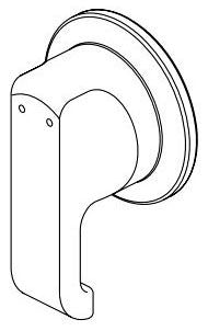 Delta Tetra RP103300CZPR Temperature Handle, Set Screw & Cover