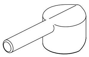 Delta Nicoli RP103365PC Handle Kit