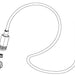 Brizo Kintsu RP103406BL Hose & Sprayer Assembly