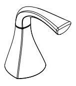 Delta Lampard RP103424BL Two Metal Lever Handle Kit