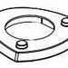 Delta Lampard RP103446BL Widespread Handle Flange & Gasket