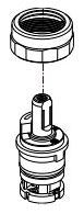 Delta Nicoli RP103549 Widespread Cartridge Assembly