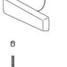 Delta Sparrow RP103555CZ Metal Lever Handle Kit - 14 Series