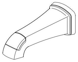 Delta Knoxville RP103560SS Tub Spout - Diverter