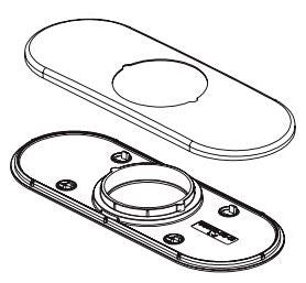 Delta Eldren RP103568BL Escutcheon and Base Plate