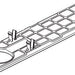 Delta Velum RP103582BL 1H Cover Plate Straight