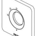 Delta Velum RP103589CZ 3 Funct Diverter Escutcheon