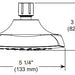 Delta Knoxville RP103612SS Single Function Showerhead