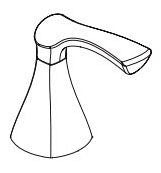 Delta Sandover RP103688RB Handle Assembly